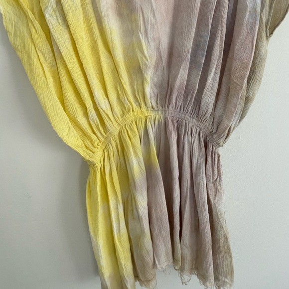 BLACK CRANE TIE-DYE DRESS - Picture 8 of 8